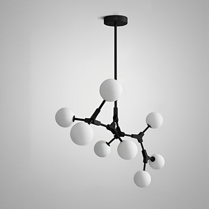 WOMO Branching Bubble Frosted Glass Chandelier-WM2514