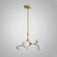 Lustre WOMO en verre dépoli à soufflets WM2514