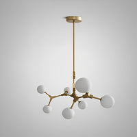 Lustre WOMO en verre dépoli à soufflets WM2514