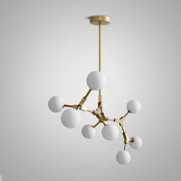 Lustre WOMO en verre dépoli à soufflets WM2514