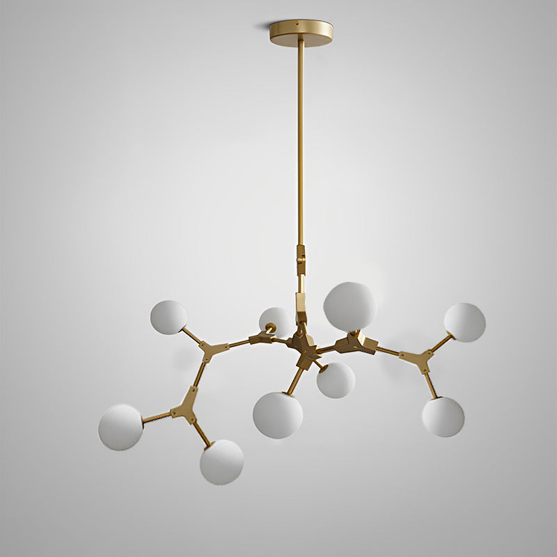 WOMO Branching Bubble Frosted Glass Chandelier-WM2514