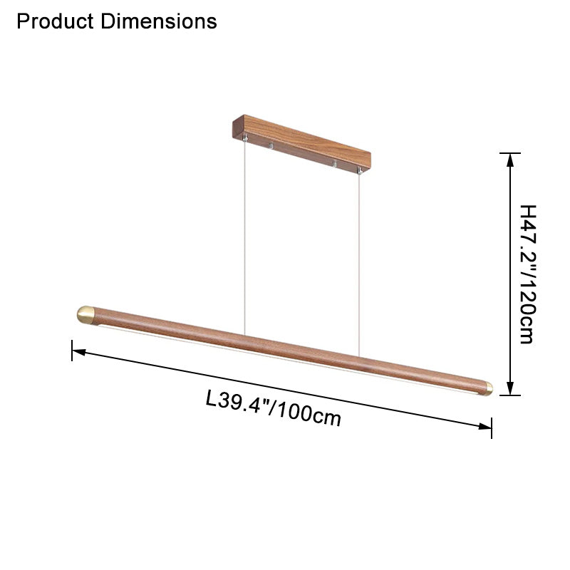 WOMO Nussbaum Linear LED Pendelleuchte – WM2520