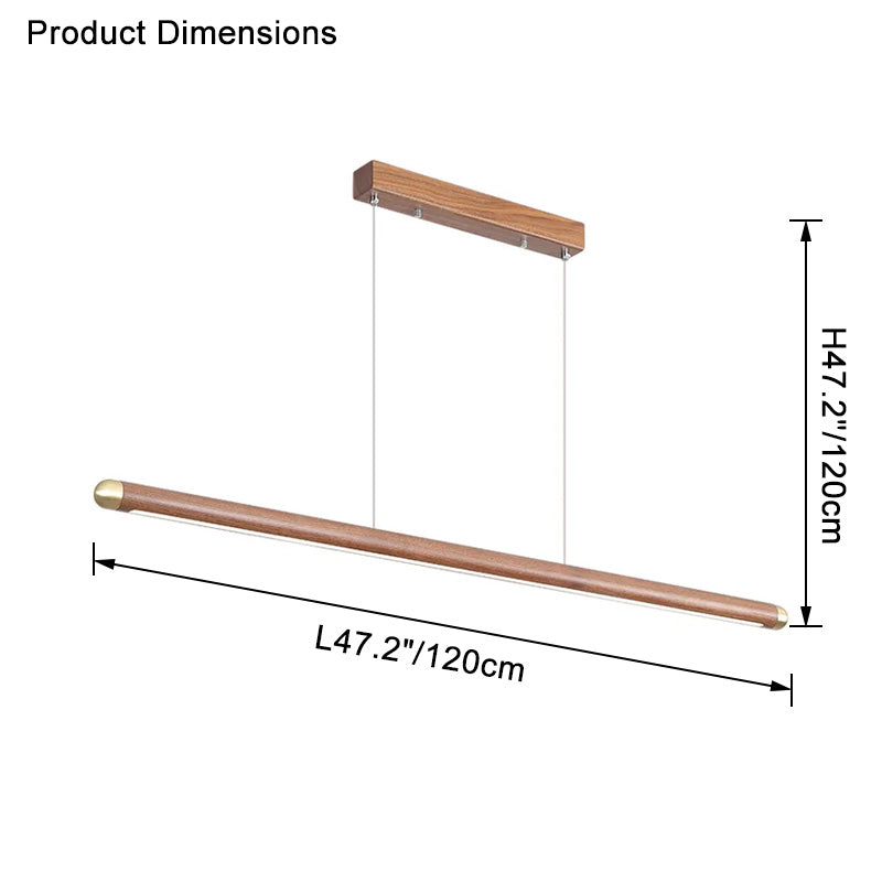 WOMO Nussbaum Linear LED Pendelleuchte – WM2520