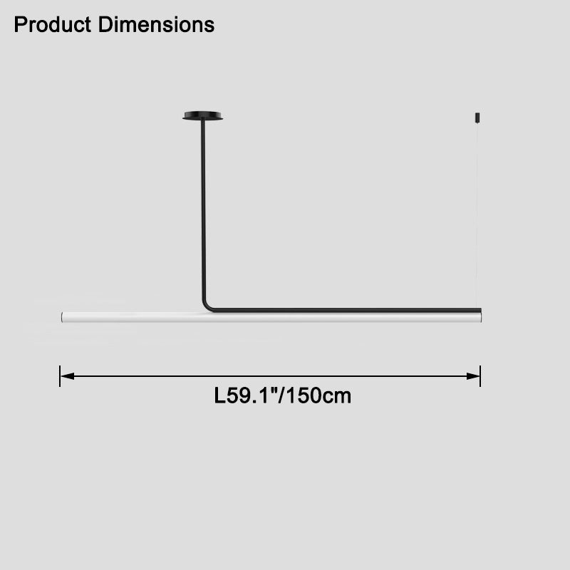 WOMO Lineare LED Pendelleuchte – WM2526