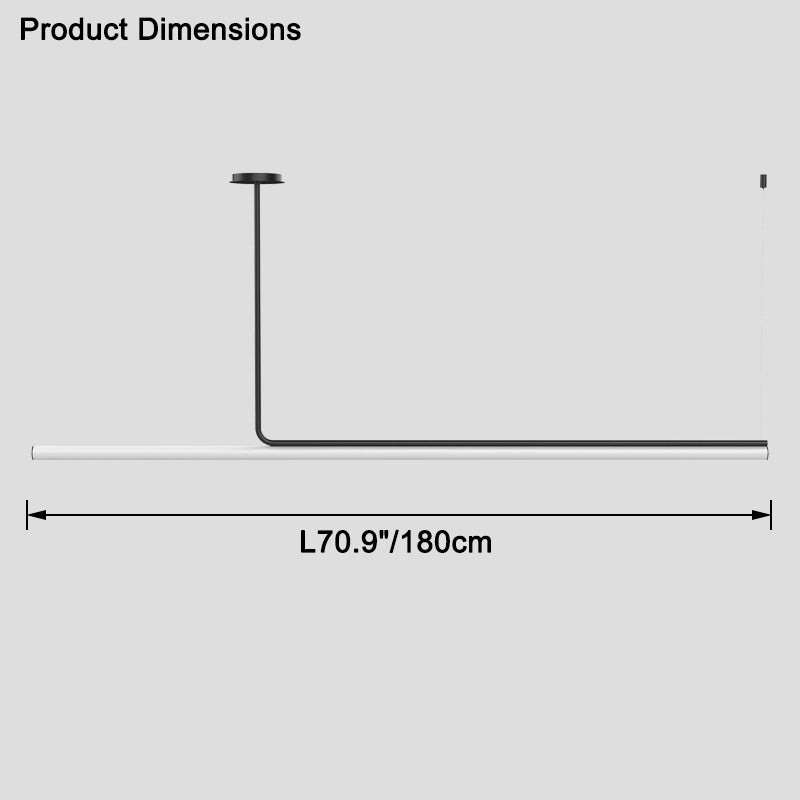 WOMO Lineare LED Pendelleuchte – WM2526