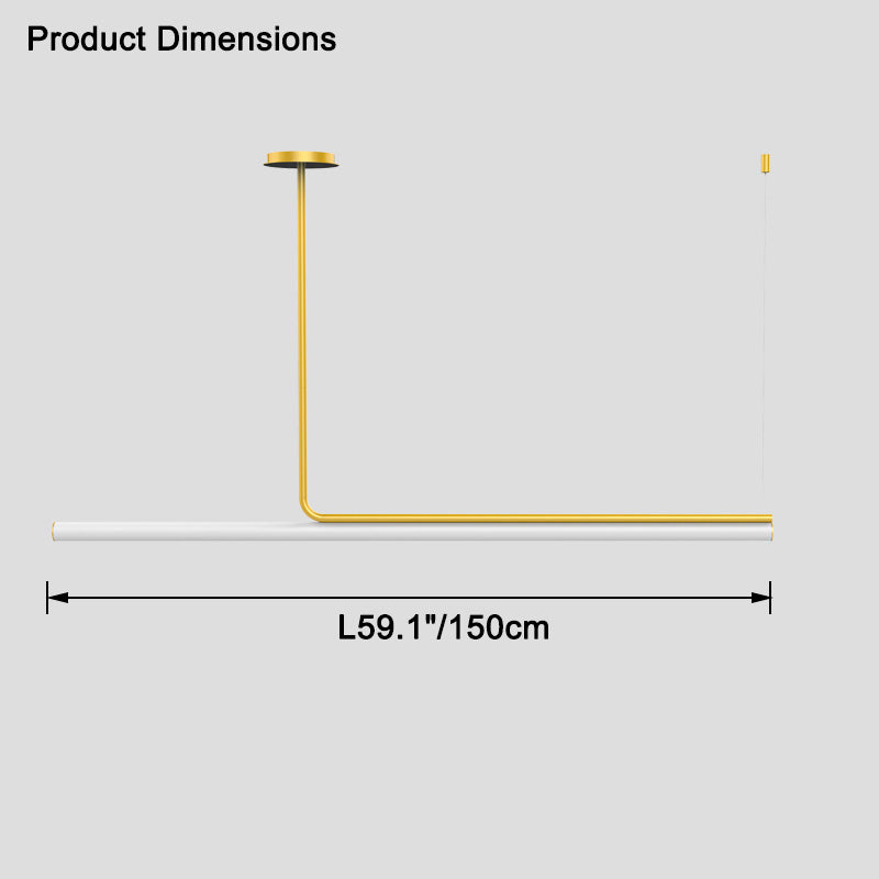 WOMO Lineare LED Pendelleuchte – WM2526