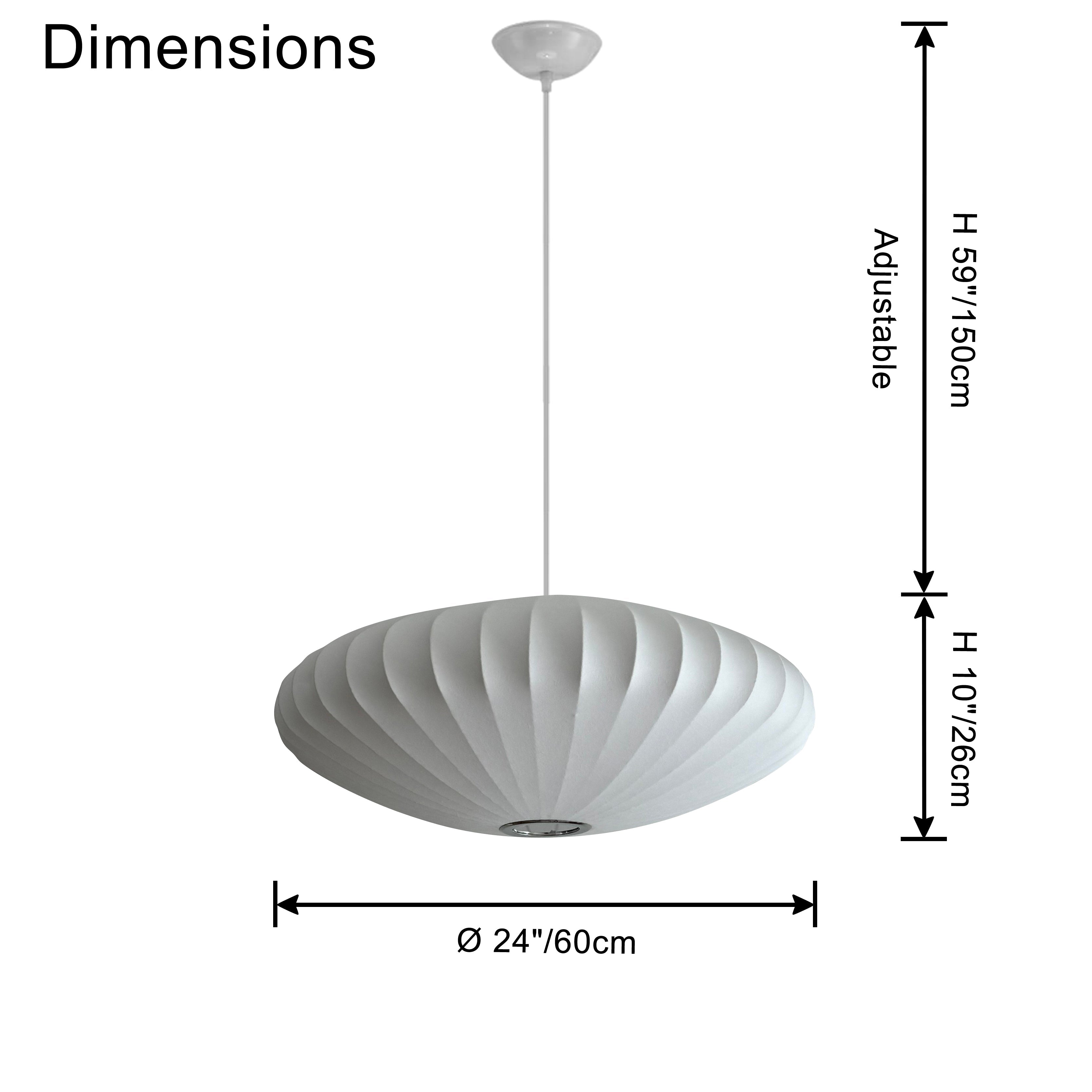 Suspension en soie WOMO-Flugscheibe WM2534