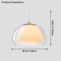 Suspension Dôme en Verre WOMO-WM2537