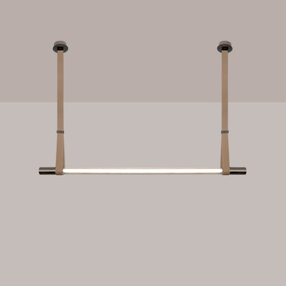 WOMO Leather Linear Pendant Light-WM2550