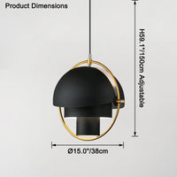 WOMO Adjustable Metal Ball Pendant Light-WM2564