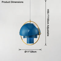 WOMO Adjustable Metal Ball Pendant Light-WM2564