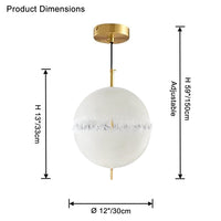 WOMO Fiberglas-Globus Pendelleuchte-WM2577