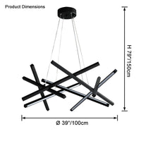 WOMO Stick LED Chandelier-WM2583