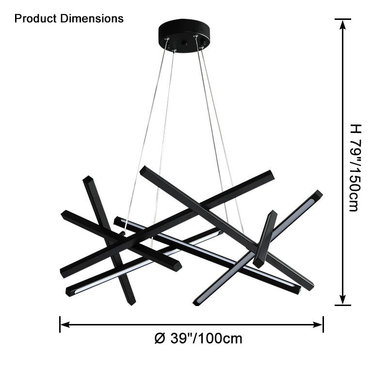 WOMO Stick LED-Kronleuchter-WM2583
