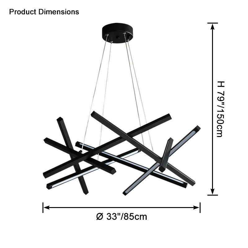 WOMO Stick LED-Kronleuchter-WM2583