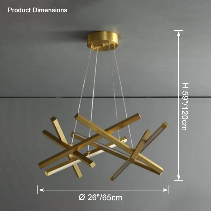 WOMO Stick LED-Kronleuchter-WM2583