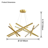WOMO Stick LED Chandelier-WM2583