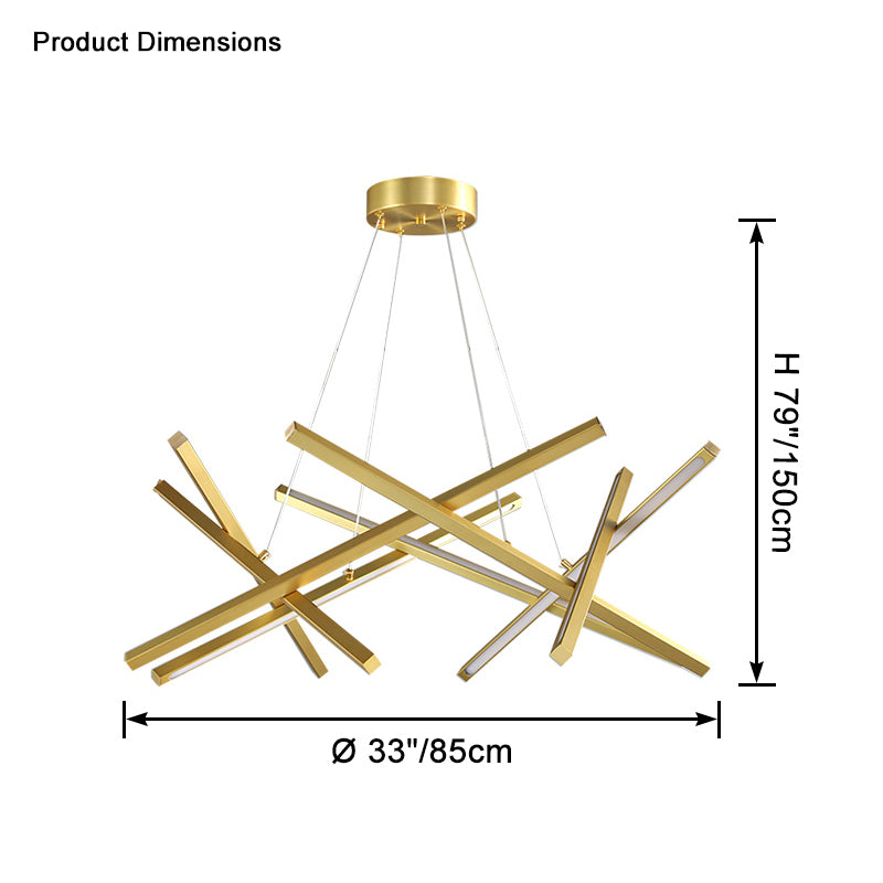WOMO Stick LED-Kronleuchter-WM2583