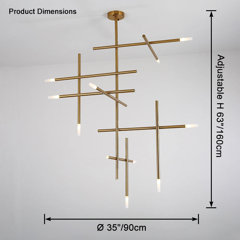 WOMO Stick Chandelier-WM2585