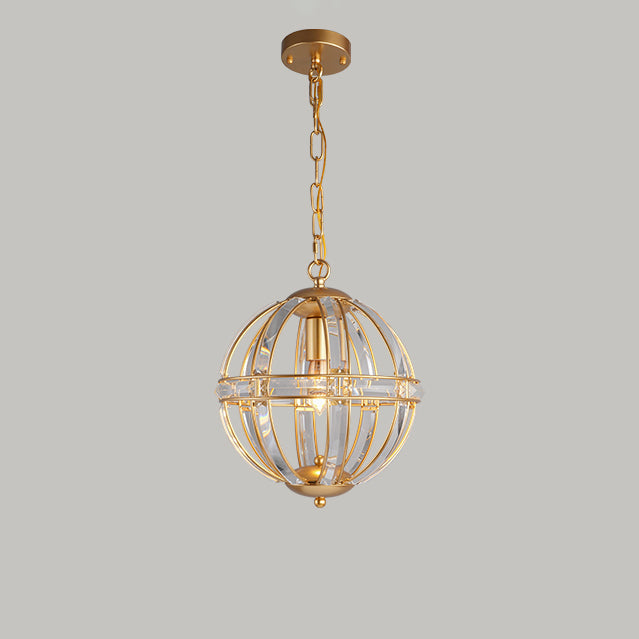 WOMO Cage Crystal Orb Kronleuchter-WM2595