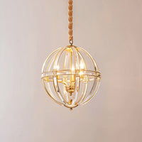 WOMO Cage Crystal Orb Kronleuchter-WM2595