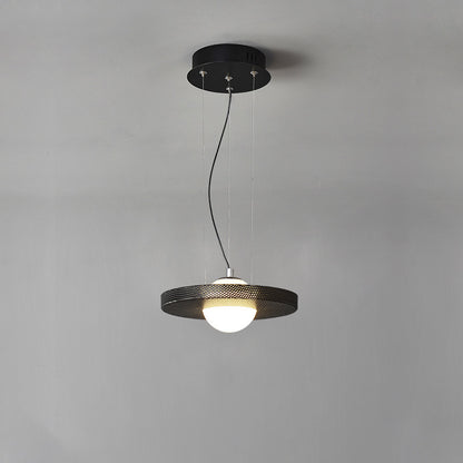 WOMO Black Disc Pendant Light-WM2324
