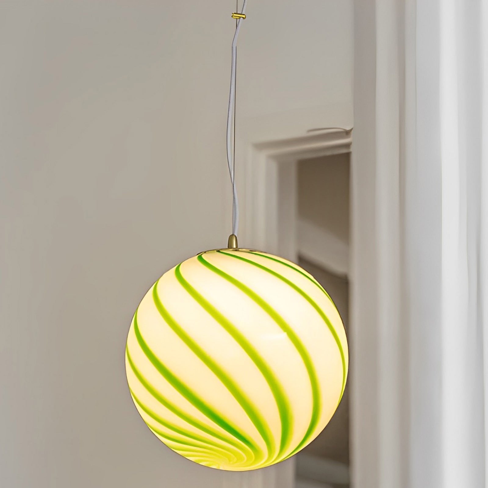 WOMO Swirl – Suspension à globe en verre – WM2613
