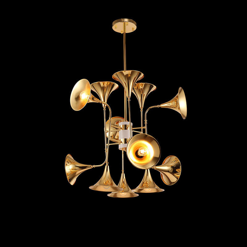 WOMO Vintage Kronleuchter Gold Wohnzimmer-WM2614