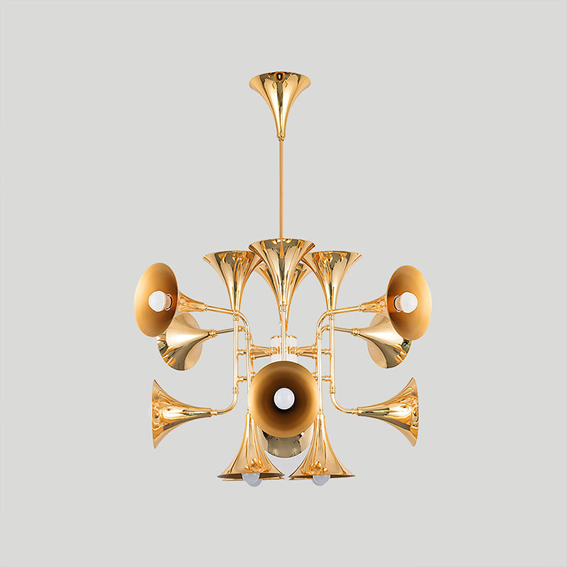 WOMO Vintage Kronleuchter Gold Wohnzimmer-WM2614
