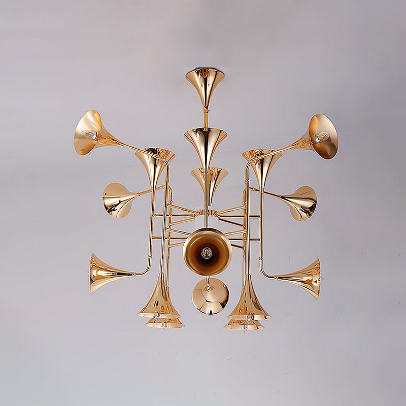 WOMO Vintage Kronleuchter Gold Wohnzimmer-WM2614