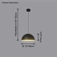 WOMO Dome Eisen Pendelleuchte-WM2621