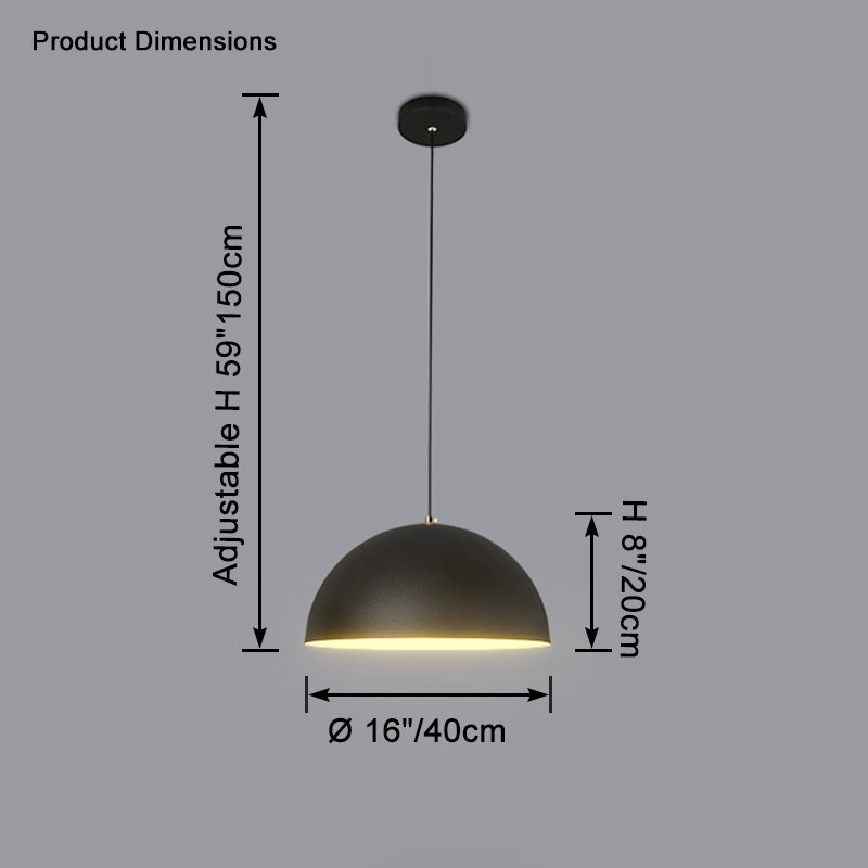 WOMO Dome Eisen Pendelleuchte-WM2621