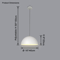 WOMO Dome Eisen Pendelleuchte-WM2621