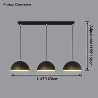 WOMO Dual/triple Dome Pendant Light-WM2622