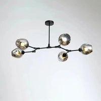Lustre WOMO du milieu du siècle en verre coloré-WM2655