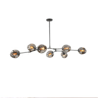 Lustre WOMO du milieu du siècle en verre coloré-WM2655