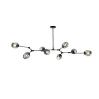 Lustre WOMO du milieu du siècle en verre coloré-WM2655