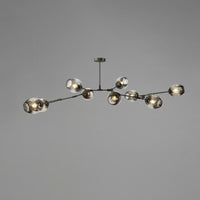 Lustre WOMO du milieu du siècle en verre coloré-WM2655