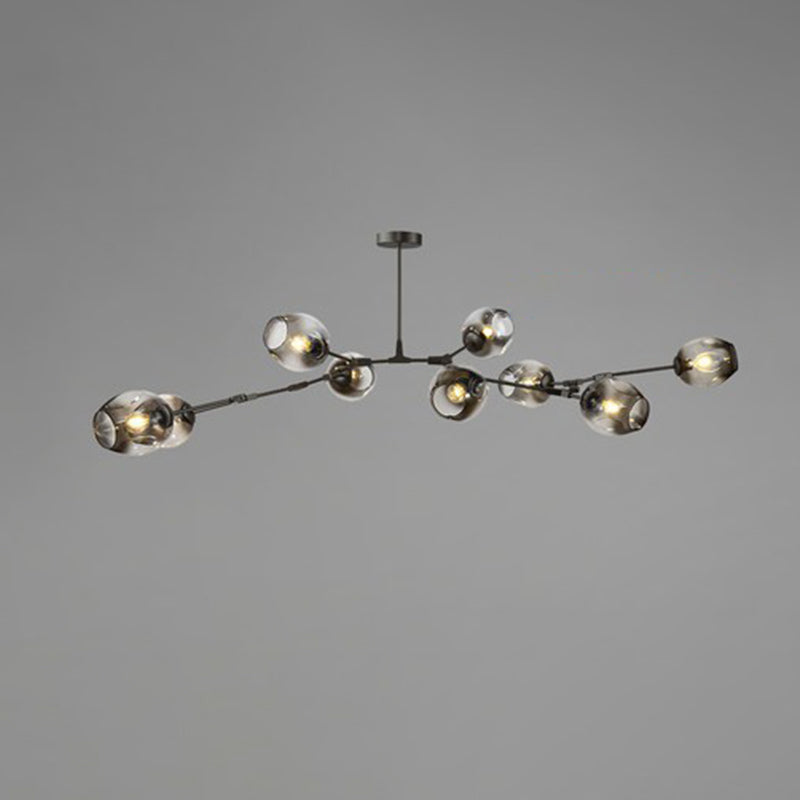 Lustre WOMO du milieu du siècle en verre coloré-WM2655