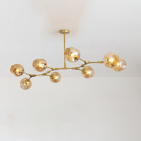 Lustre WOMO du milieu du siècle en verre coloré-WM2655