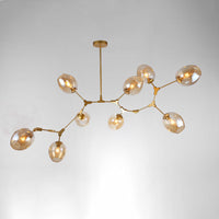 Lustre WOMO du milieu du siècle en verre coloré-WM2655