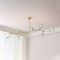 Lustre WOMO du milieu du siècle en verre coloré-WM2655