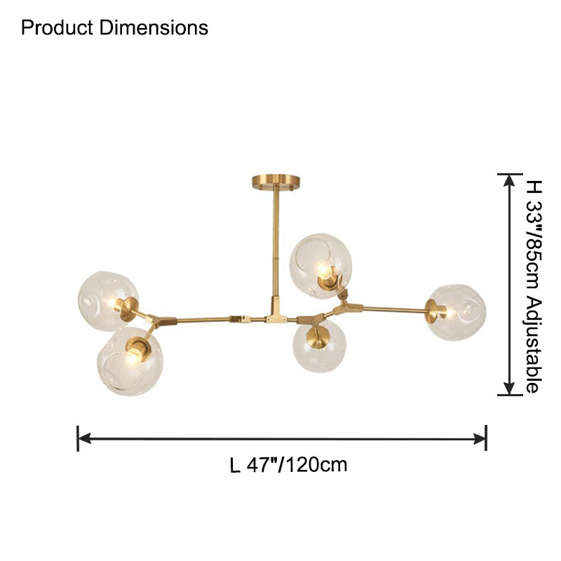 Lustre WOMO du milieu du siècle en verre coloré-WM2655