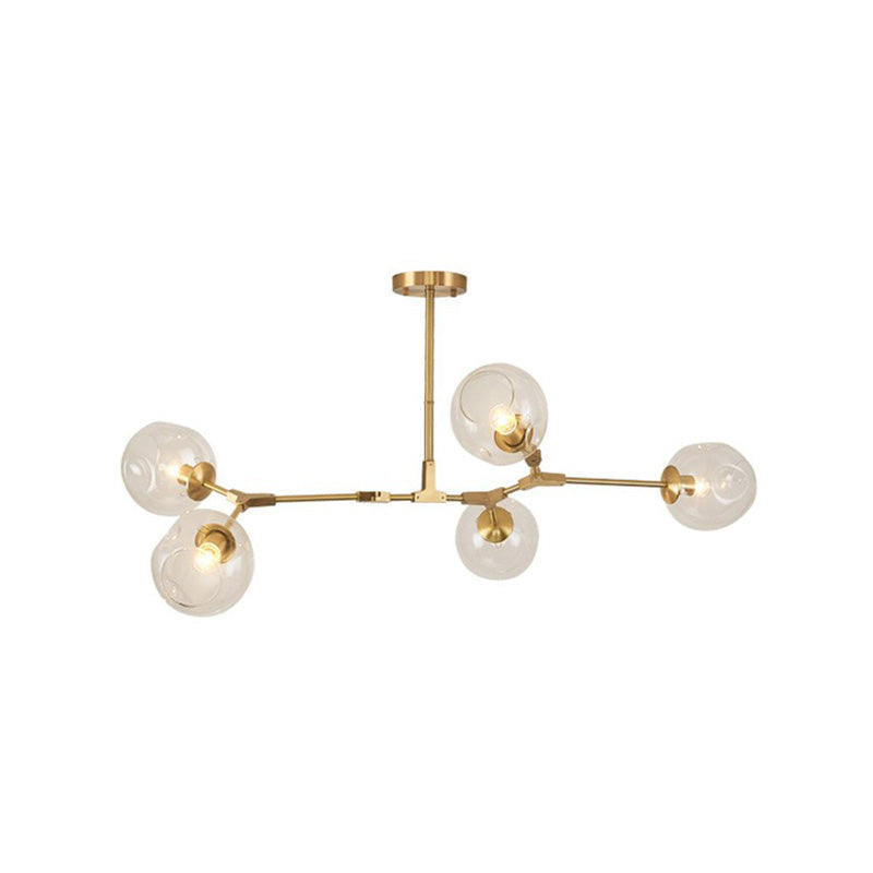Lustre WOMO du milieu du siècle en verre coloré-WM2655