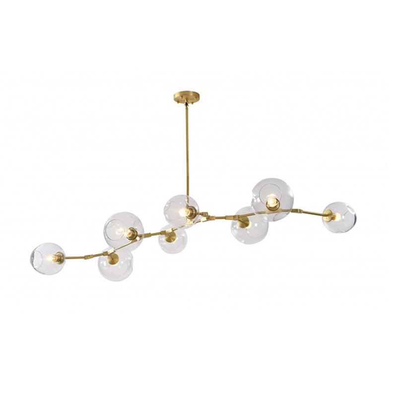 Lustre WOMO du milieu du siècle en verre coloré-WM2655