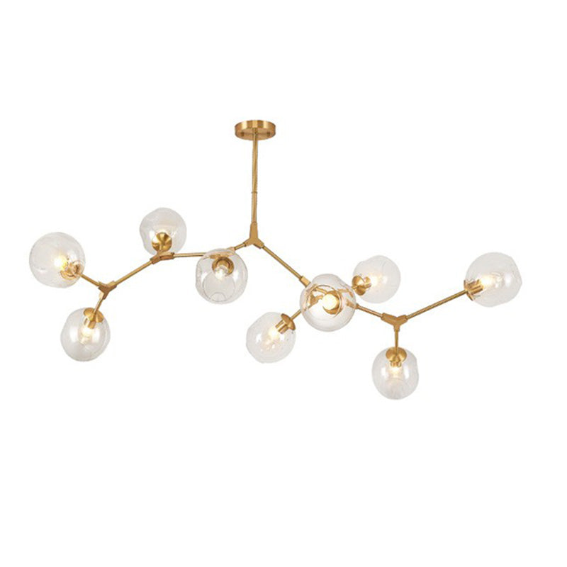 Lustre WOMO du milieu du siècle en verre coloré-WM2655