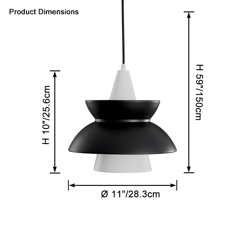 WOMO Diabolo Cone Pendant Light-WM2662