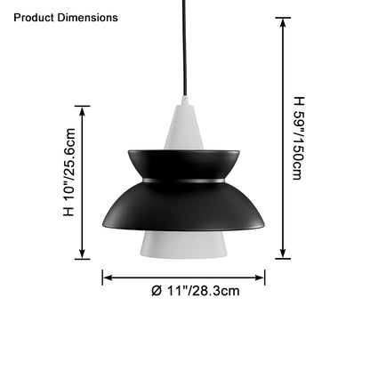 WOMO Diabolo Cone Pendant Light-WM2662