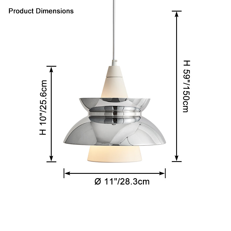 WOMO Diabolo Cone Pendant Light-WM2662