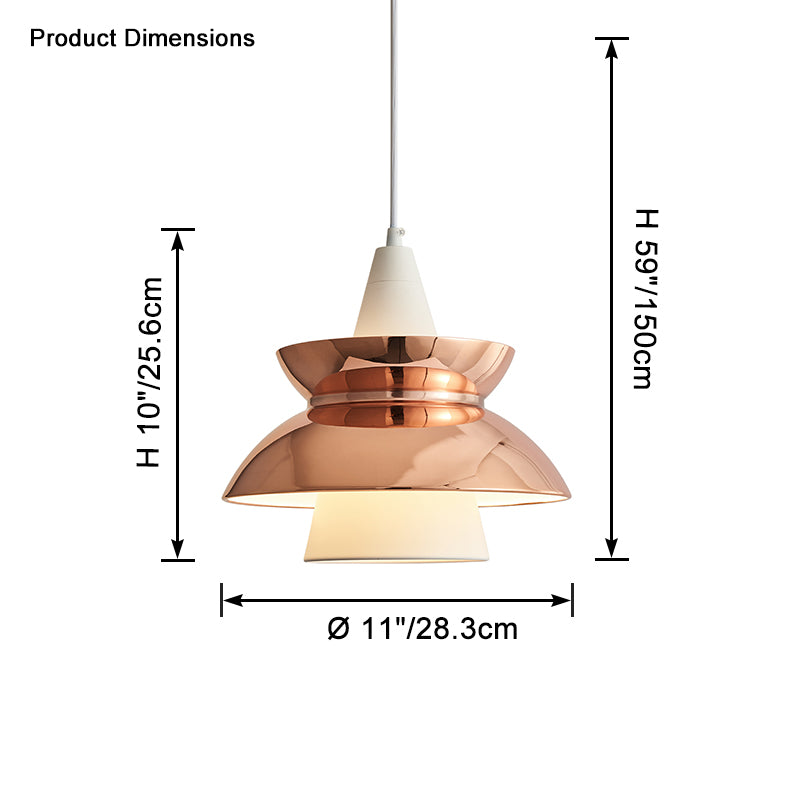 WOMO Diabolo Cone Pendant Light-WM2662